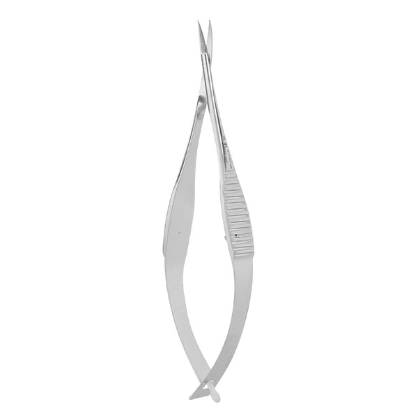 VANNAS Spring Scissors (Flat)-S/S Cvd/8*1.5mm/8cm