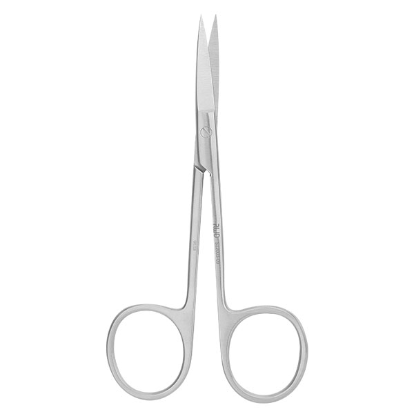 IRIS-Fine Scissors (Round Type)-S/S Str/24.5*5mm/9cm