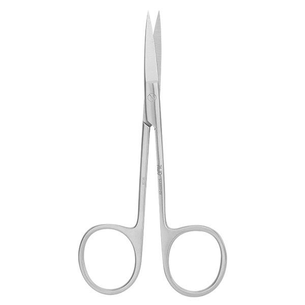 IRIS-Fine Scissors (Round Type)-S/S Str/24.5*5mm/9cm