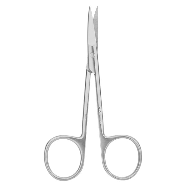 IRIS-Fine Scissors (Round Type)-S/S Cvd/24*4.6mm/9.5cm