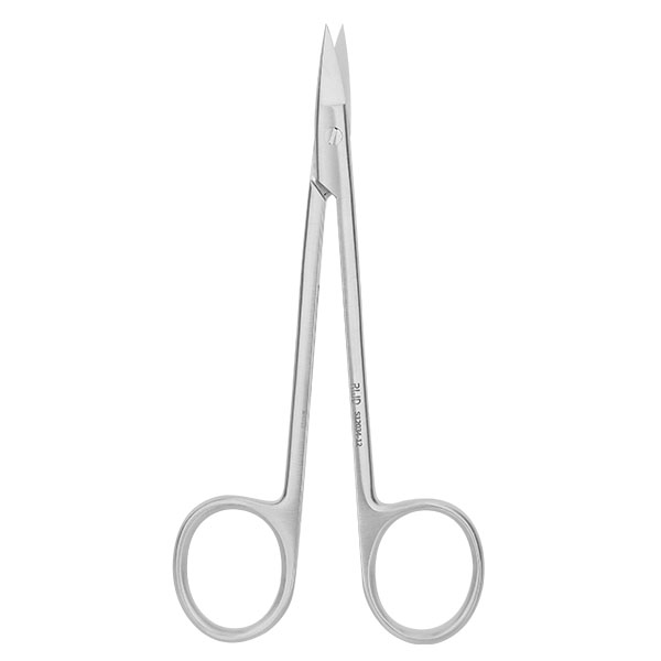 QUINBY Fine Scissors (Round Type)-S/S Str/17*6mm/12.5cm