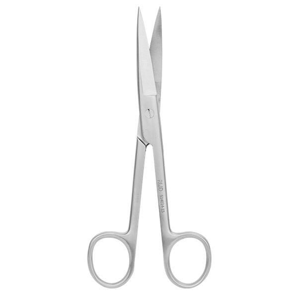 Operating Scissors (Round Type)-S/S Str/48*10mm/15.5cm