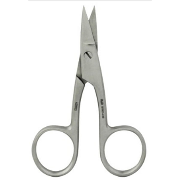 NAIL Scissors (Broad Type)-S/S Str/24*8.5mm/9cm