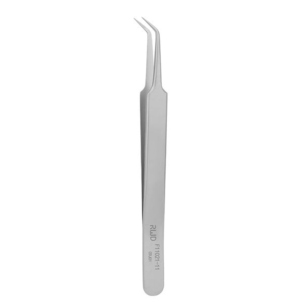 Micro Forceps-45°Angled, head length 30mm, Tip 0.1*0.06mm, 11cm