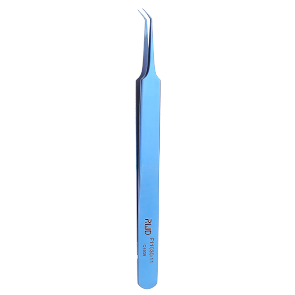 Micro Forceps (Titanium)-45°Angled, head length 32mm, Tip 0.1*0.06mm, 11cm