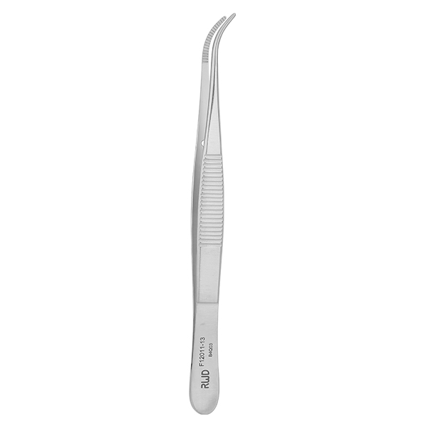 Dressing Forceps-Cvd, Tip width 1.2mm, teeth length 16mm, 13cm