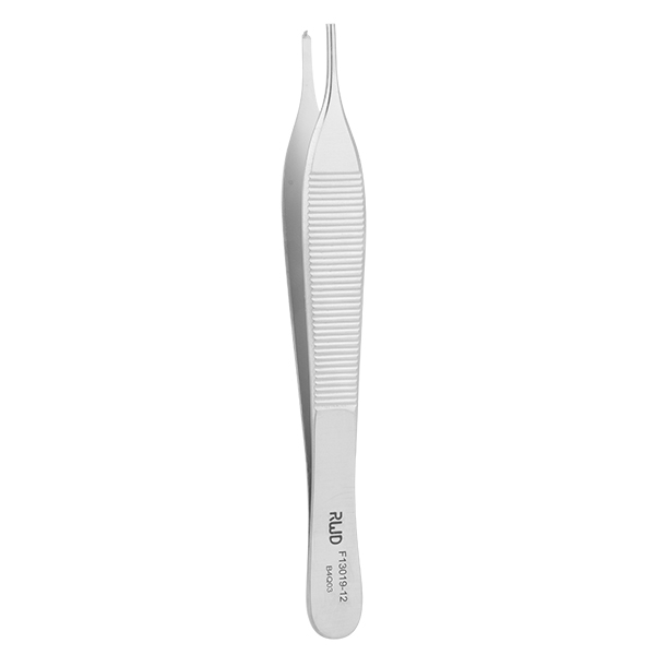 ADSON 1x2 Teeth Tissue Forceps, Tip width 1.8mm, 12cm