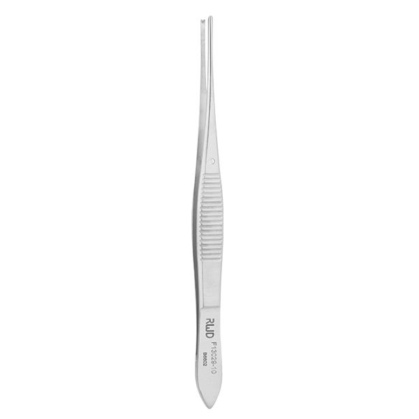 IRIS 1x2 Teeth Tissue Forceps-Str, Tip width 1.3mm, 10.5cm