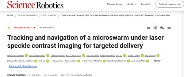New breakthrough in micro/nanorobots! 